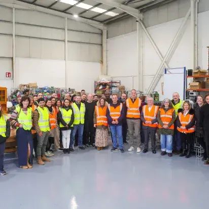Visitas educativas a plantas de tratamiento y tiendas de segunda mano en Gipuzkoa